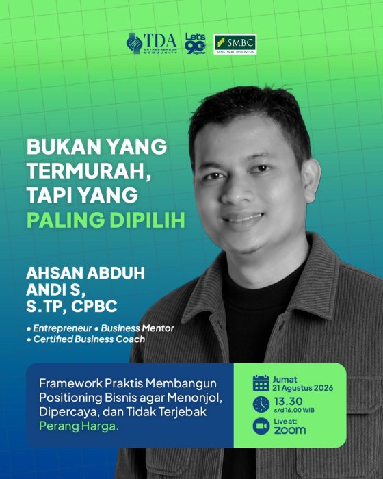  [PRE & POST TEST] Business Positioning : Bukan yang Termurah tapi yang Paling Dipilih