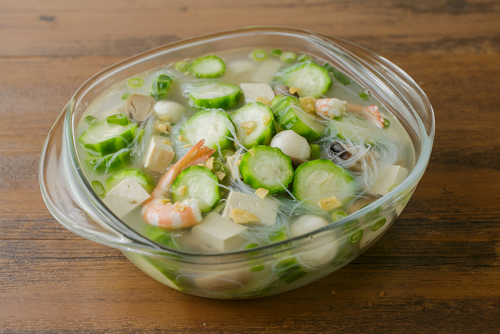 manfaat sayur oyong untuk melawan mikroba