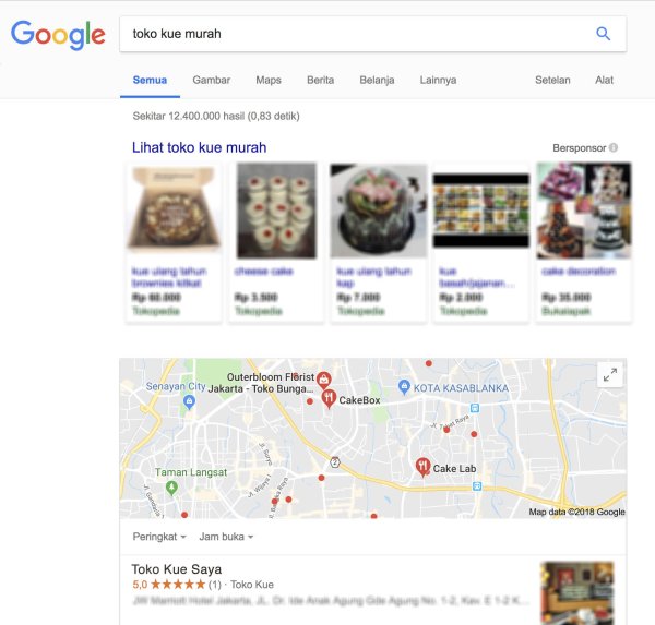 Contoh Google Bisnisku
