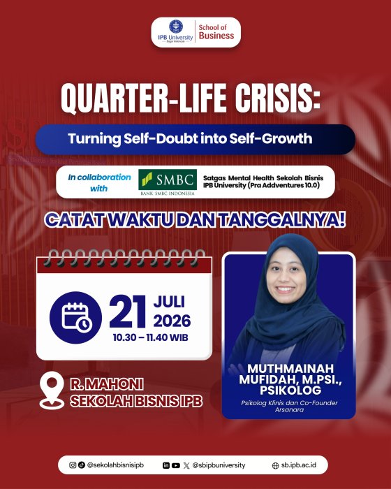 [PRE & POST-TEST] Quarter-Life Crisis: Turning Self-Doubt into Self-Growth