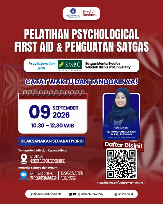 [PRE & POST-TEST] Psychological First Aid